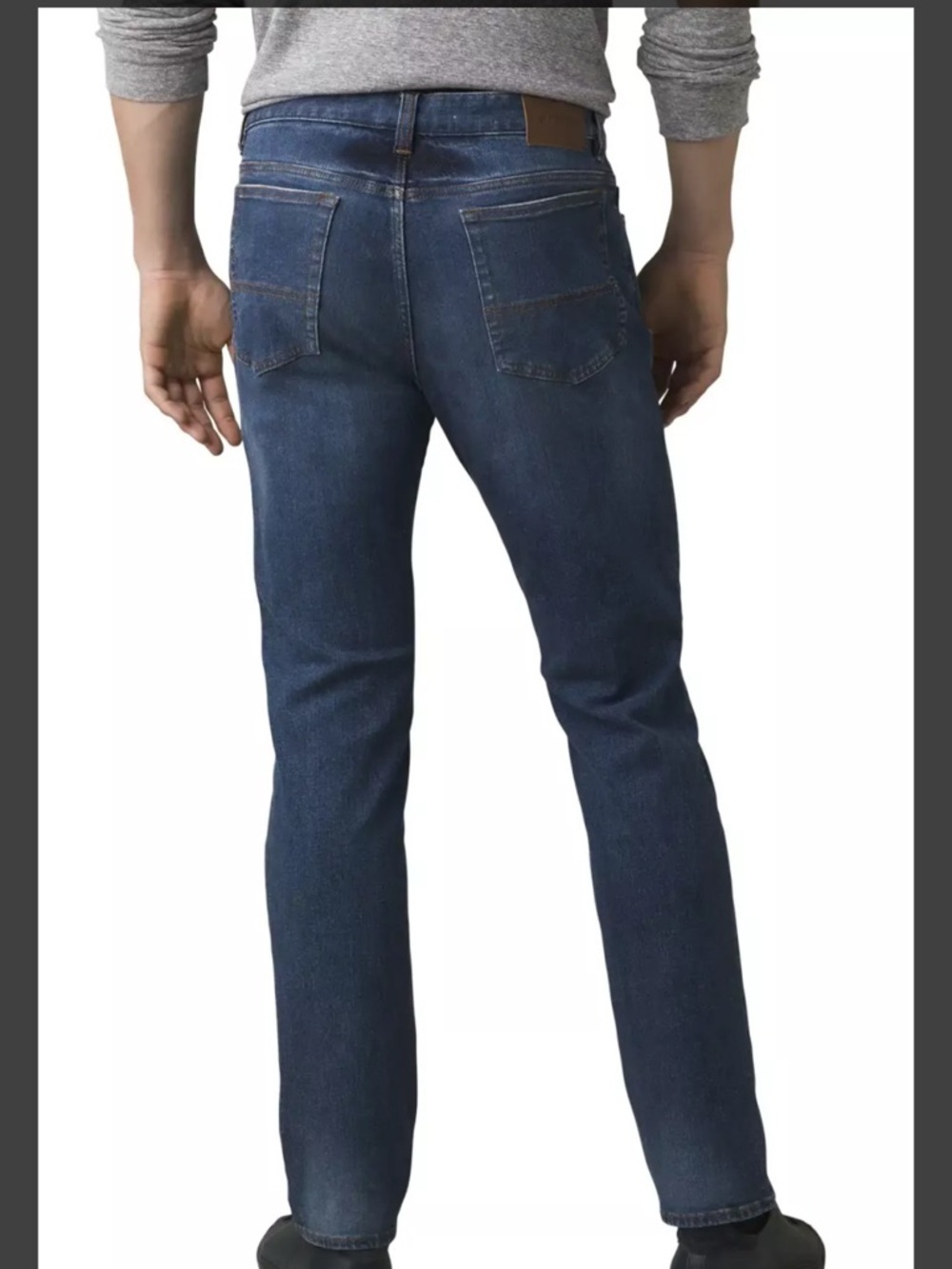 Prana Men's Slim Jeans in Dark Blue Wash - Picture 2 of 7